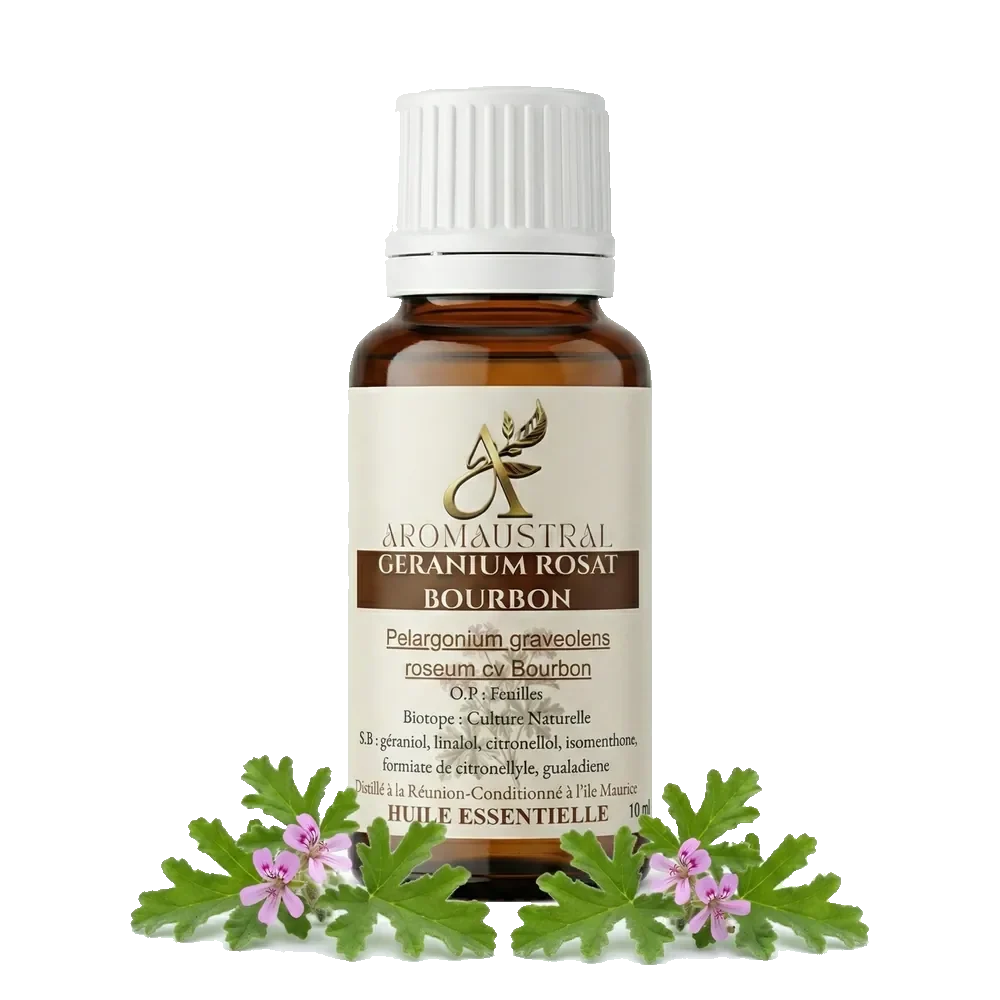 Huile essentielle de Géranium Rosat Bourbon